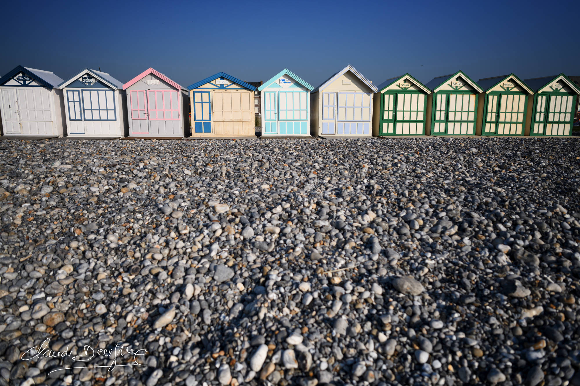 Cabines de plage de Cayeux-sur-Mer