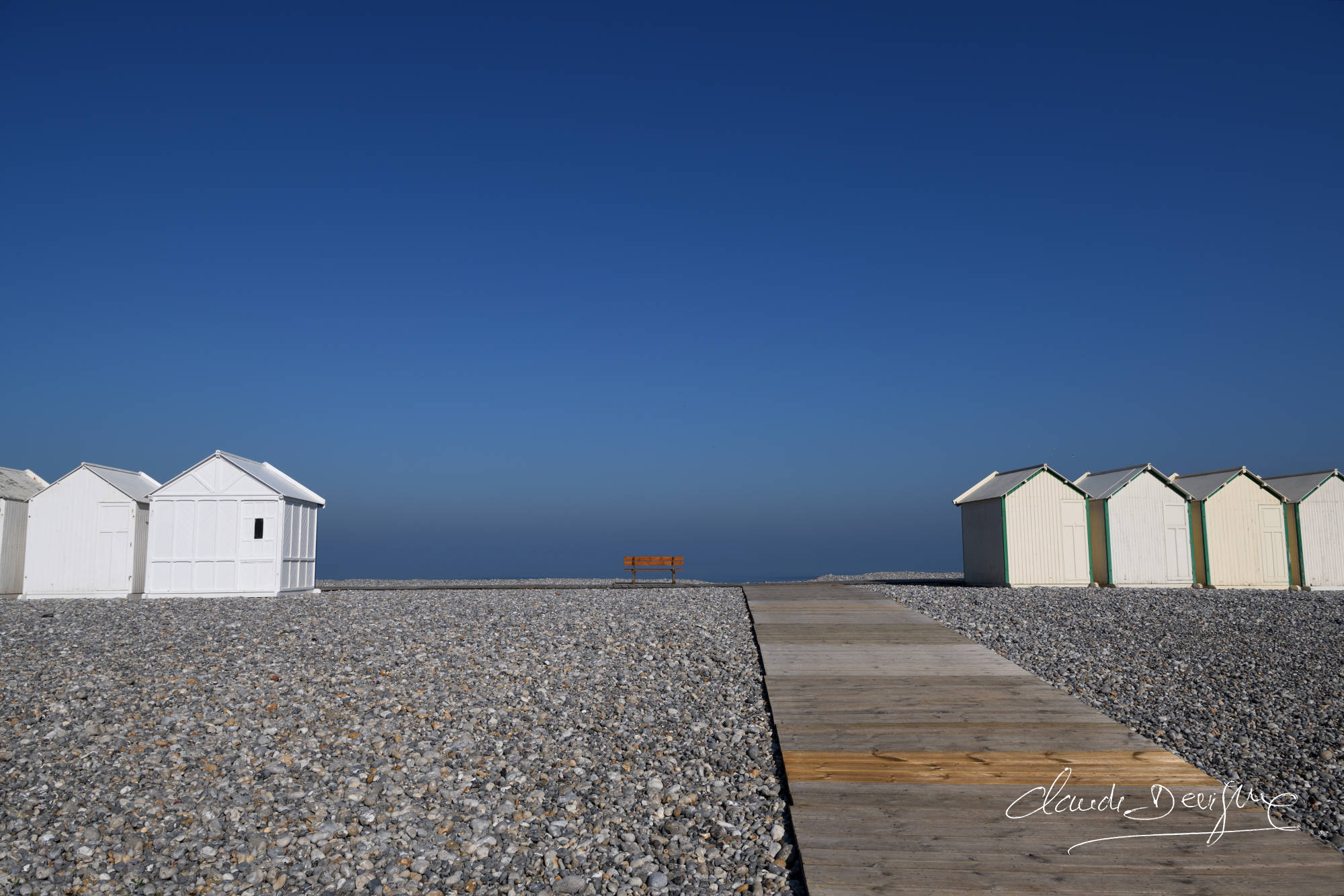 Plage de Cayeux-sur-Mer et ses cabines