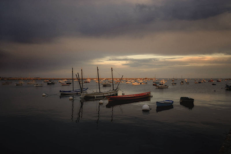 bateaux dans le port du Kirity 